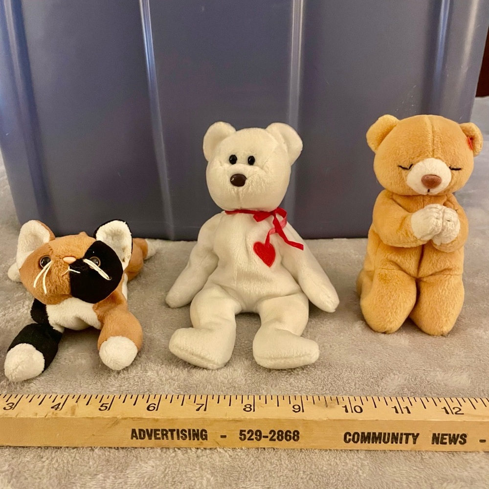 3-Ty Beanie Babies
